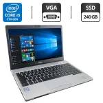 Ноутбук Fujitsu LifeBook U745 / 14" (1920x1080) IPS / Intel Core i5-5200U (2 (4) ядра по 2.2 - 2.7 GHz) / 4 GB DDR3 / 240 GB SSD / Intel HD Graphics 5500 / WebCam б/в