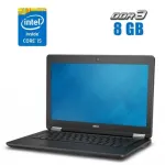 Нетбук Б-клас Dell Latitude E7250 / 12.5" (1366x768) TN / Intel Core i5-5300U (2 (4) ядра по 2.3 - 2.9 GHz) / 8 GB DDR3 / 120 GB SSD / Intel HD Graphics 5500 / WebCam б/в