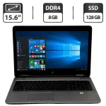Ноутбук Б-клас HP ProBook 650 G2 / 15.6" (1366x768) TN / Intel Core i5-6300U (2 (4) ядра по 2.4 - 3.0 GHz) / 8 GB DDR4 / 128 GB SSD / Intel HD Graphics 520 / WebCam / Windows 10 Pro б/в