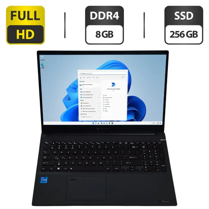 Ноутбук Toshiba Dynabook Tecra A50-J / 15.6" (1920x1080) IPS / Intel Core i5-1135G7 (4 (8) ядро по 4.2 GHz) / 8 GB DDR4 / 256 GB SSD / Intel Iris Xe Graphics / WebCam б/в - зображення 1