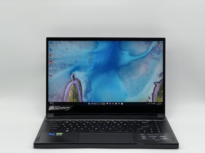 Ігровий ноутбук Б-клас MSI GS66 Stealth MS-16V4 / 15.6" (1920x1080) IPS / Intel Core i7-11800H (8 (16) ядер по 1.9 - 4.6 GHz) / 32 GB DDR4 / 960 GB SSD / nVidia GeForce RTX 3080, 16 GB GDDR6, 256-bit / WebCam б/в - зображення 2