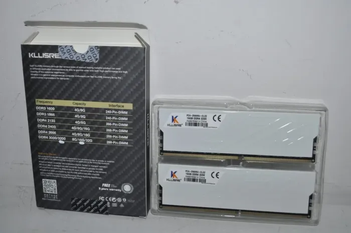 Оперативна пам'ять для ПК Kllisre / 32 GB (2x 16 GB) / 2Rx4 / DDR4 / 3200 MHz - зображення 7