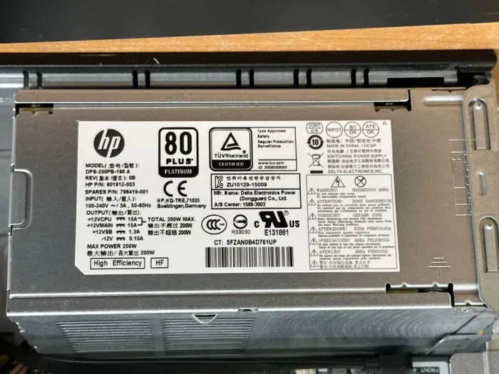 Комп'ютер HP ProDesk 600 G2 SFF / Intel Core i5-6400 (4 ядра по 2.7 - 3.3 GHz) / 8 GB DDR4 / 240 GB SSD / Intel HD Graphics 530 / 200W / DisplayPort б/в - зображення 9