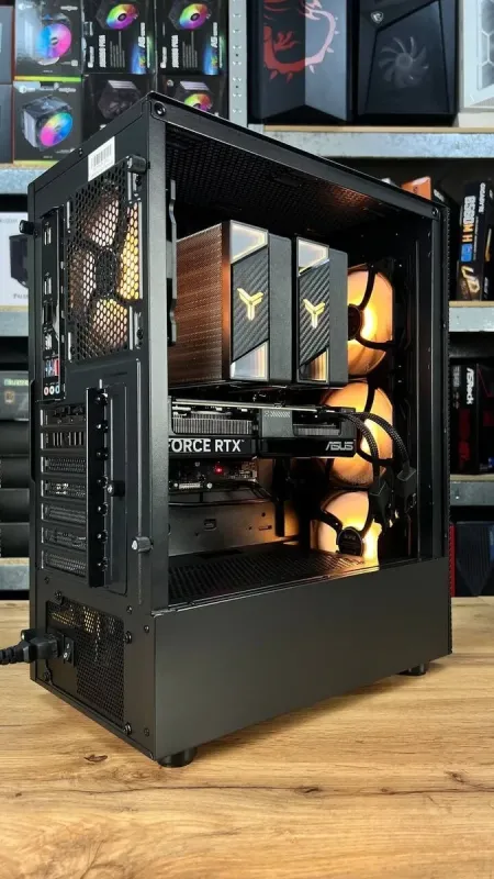 Збірка під замовлення:  комп'ютер A-Data XPG Valor Mesh C Black Tower / Intel Core i5-13400F (10 (16) ядер по 1.8 - 4.6 GHz) / 32 GB DDR4 / 2000 GB SSD M.2 / nVidia GeForce RTX 4070 Super, 12 GB GDDR6X, 192-bit / 750W - зображення 4