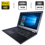 Ноутбук Dell Latitude 5580 / 15.6" (1920x1080) TN / Intel Core i5-6300U (2 (4) ядра по 2.4 - 3.0 GHz) / 16 GB DDR4 / 240 GB SSD / Intel HD Graphics 520 / WebCam б/в