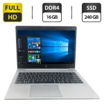 Ультрабук HP Elitebook 745 G5 / 14" (1920x1080) IPS / AMD Ryzen 3 Pro 2300U (4 ядра по 2.0 - 3.4 GHz) / 16 GB DDR4 / 240 GB SSD / AMD Radeon Vega 6 Graphics / WebCam б/в