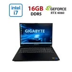 Ігровий ноутбук Gigabyte G6 KF / 16" (1920x1200) IPS / Intel Core i7-13620H (10 (16) ядер по 3,6 - 4,9 ГГц) / 16 ГБ DDR5 / 1000 ГБ SSD / nVidia GeForce RTX 4060, 8 ГБ GDDR6, 128-біт / Веб-камера б/в
