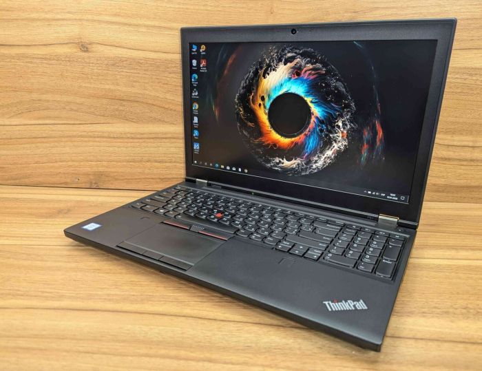 Мобільна робоча станція Lenovo ThinkPad P51 / 15,6" (1920x1080) IPS / Intel Xeon E3-1505M v6 (4 (8) ядра по 3.0 - 4.0 GHz) / 32 GB DDR4 / 512 GB SSD / nVidia Quadro M2200, 4 GB GDDR5, 128-bit / WebCam / TouchID / Windows 10 б/в - изображение 5