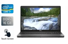 Ультрабук Dell Latitude 5500 / 15.6" (1920x1080) IPS Touch / Intel Core i7-8665U (4 (8) ядра по 1.9 - 4.8 GHz) / 16 GB DDR4 / 512 GB SSD / Intel UHD Graphics / WebCam / Windows 10 б/в