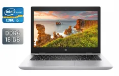 Ноутбук HP ProBook 640 G5 / 14" (1920x1080) IPS / Intel Core i5-8265U (4 (8) ядра по 1.6 - 3.9 GHz) / 16 GB DDR4 / 480 GB SSD / Intel UHD Graphics 620 / WebCam / TouchID / Windows 10 б/в