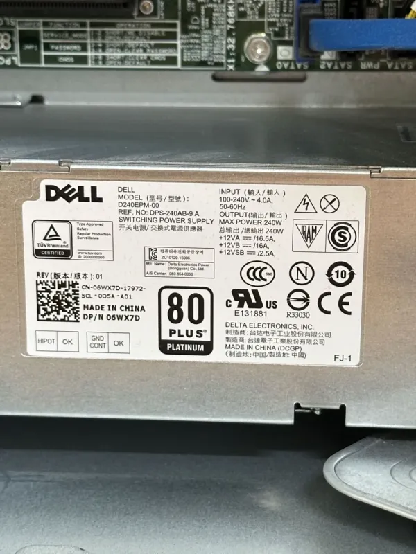 Комп'ютер Dell OptiPlex 7040 Tower / Intel Core i5-6500 (4 ядра по 3.2 -3.6 GHz) / 8 GB DDR4 / 500 GB HDD / Intel HD Graphics 530 / 240W / DisplayPort / HDMI б/в - зображення 11