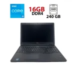 Ноутбук Dell Latitude E5580 / 15.6" (1920x1080) IPS / Intel Core i5-6200U (2 (4) ядра по 2.3 - 2.8 GHz) / 16 GB DDR4 / 240 GB SSD / Intel HD Graphics 520 / WebCam б/в