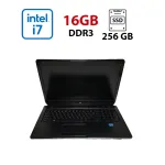 Ноутбук Б клас HP Envy dv7-7243cl / 17,3" (1920х1080) TN / Intel Core i7-3630QM (4 (8) ядра по 2,4 - 3,4 ГГц) / 16 ГБ DDR3 / 256 ГБ SSD / Веб-камера HP TrueVision / DVD-ROM / Сканер відбитків пальців / USB 3.0 / HDMI / Win 10 (без ліцензії) / АКБ не т б/в