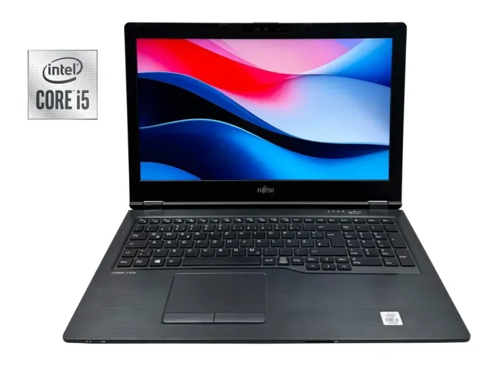 Ультрабук Fujitsu LifeBook U7510 / 15.6" (1920x1080) IPS / Intel Core i5-10210U (4 (8) ядра по 1.6 - 4.2 GHz) / 32 GB DDR4 / 2000 GB SSD / Intel UHD Graphics / WebCam б/в - зображення 1