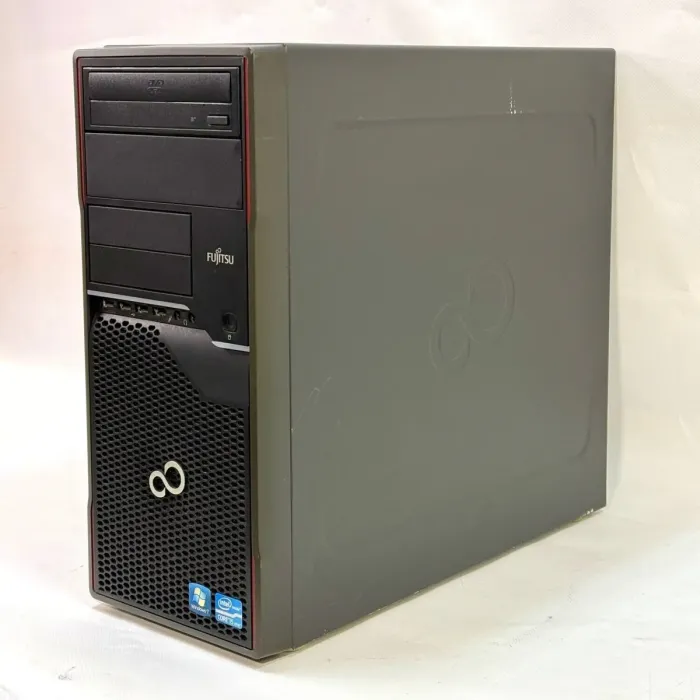 Комп'ютер Fujitsu Celsius W420 Tower / Intel Core i5-3470 (4 ядра по 3,2 - 3,6 ГГц) / 16 ГБ DDR3 / 120 ГБ SSD + 500 ГБ HDD / Intel HD Graphics 2500 / DVD-ROM б/в - зображення 3