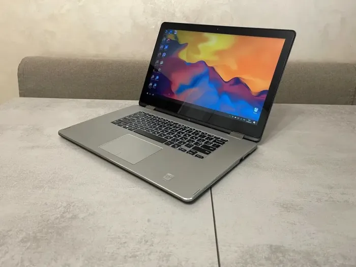 Ноутбук-трансформер Dell Inspiron 7558 / 15.6" (1920x1080) IPS Touch / Intel Core i5-5200U (2 (4) ядра по 2.2 - 2.7 GHz) / 8 GB DDR3 / 256 GB SSD / Intel HD Graphics 5500 / WebCam / HDMI б/в - зображення 3