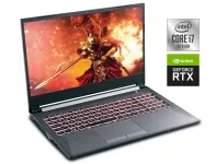 Ігровий ноутбук Б-клас Sager NH58DDW / 15.6" (1920x1080) IPS / Intel Core i7-10875H (8 (16) ядер по 2.3 - 5.1 GHz) / 16 GB DDR4 / 512 GB SSD / nVidia GeForce RTX 2060, 6 GB GDDR6, 192-bit / WebCam б/в