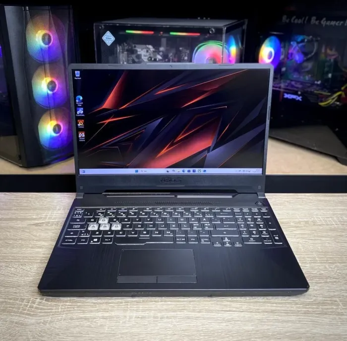 Ігровий ноутбук Asus TUF Gaming F15 (FX506) / 15.6" (1920x1080) IPS / AMD Ryzen 7 4800H (8 (16) ядер по 2.9 - 4.2 GHz) / 8 GB DDR4 / 512 GB SSD / nVidia GeForce RTX 2060, 6 GB GDDR6, 192-bit / WebCam б/в - зображення 2