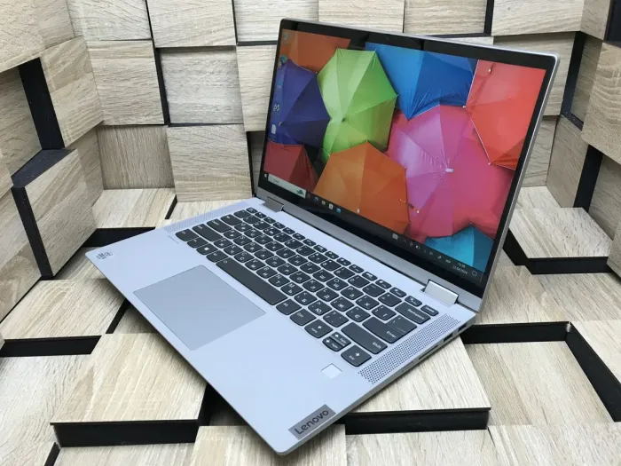 Ноутбук-трансформер Б-класс Lenovo IdeaPad Flex 5 14IIL05 / 14" (1920x1080) IPS Touch / Intel Core i5-1035G1 (4 (8) ядра по 1.0 - 3.6 GHz) / 16 GB DDR4 / 256 GB SSD M.2 / Intel UHD Graphics / WebCam / HDMI б/в - зображення 3