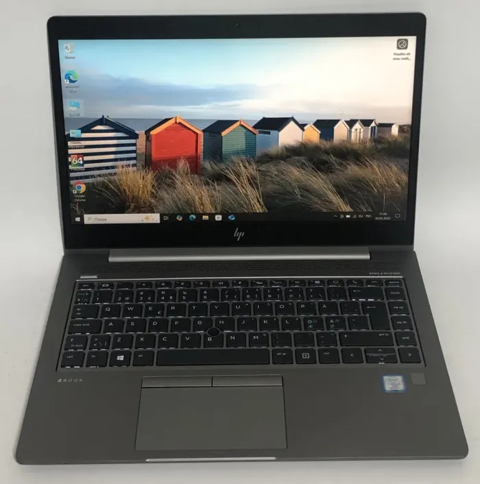 Ультрабук HP ZBook 14u G5 / 14" (1920x1080) IPS / Intel Core i7-8650U (4 (8) ядра по 1.9 - 4.2 GHz) / 16 GB DDR4 / 512 GB SSD NVMe / AMD Radeon Pro WX 3100, 2 GB GDDR5, 128-bit / WebCam / Win 10 Pro б/в - зображення 2