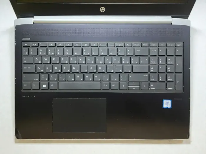 Ноутбук Б-клас HP ProBook 450 G5 / 15.6" (1366x768) TN / Intel Core i3-7100U (2 (4) ядра по 2.4 GHz) / 4 GB DDR4 / 256 GB SSD / Intel HD Graphics 620 / WebCam б/в - зображення 3