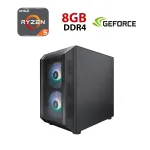 Ігровий ПК Forsage 1stPlayer D3-BK-3F7-14 Tower / AMD Ryzen 5 5500 (6 (12) ядер по 3,6 - 4,2 ГГц) / 8 ГБ DDR4 / 480 ГБ SSD / nVidia GeForce GTX 1060, 6 ГБ GDDR5, 192-bit