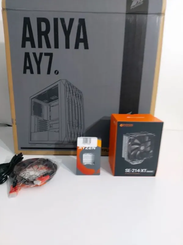 Ігровий ПК 1stPlayer Ariya AY7 Tower / AMD Ryzen 5 3600 (6 (12) ядер по 3.6 - 4.2 GHz) / 16 GB DDR4 / 1000 GB SSD M.2 / AMD Radeon RX 5700, 8 GB GDDR6, 256-bit / 500W б/в - зображення 9