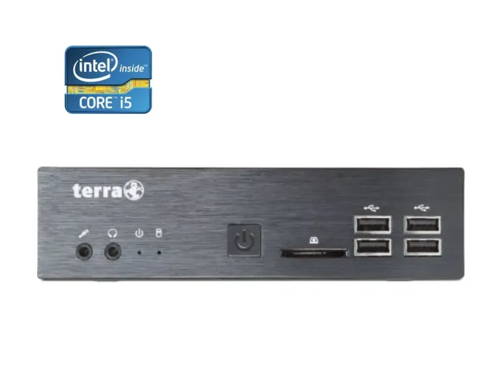 Неттоп Б-клас Terra 1009419 USFF / Intel Core i5-4590S (4 ядра по 3.0 -3.7 GHz) / 6 GB DDR3 / 240 GB SSD / Intel HD Graphics 4600 / Wi-Fi б/в - зображення 1