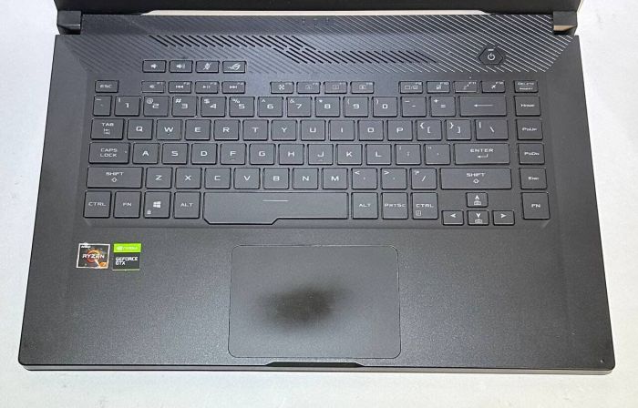 Ігровий ноутбук Б-класу Asus ROG Zephyrus GA502DU / 15,6" (1920x1080) IPS / AMD Ryzen 7 3750H (4 (8) ядра по 2,3 - 4,0 ГГц) / 16 ГБ DDR4 / 512 ГБ SSD / nVidia GeForce GTX 1660 Ti Max-Q, 6 ГБ GDDR6, 192-біт б/в - зображення 4