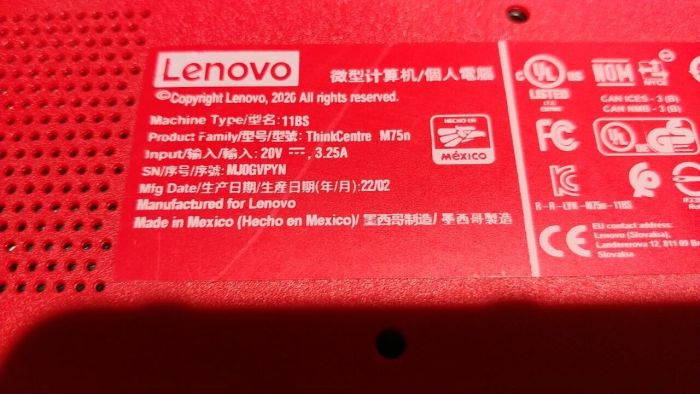 Неттоп Lenovo ThinkCentre M75n USFF / AMD Ryzen 5 3500U (4 (8) ядра по 2.1 - 3.7 GHz) / 8 GB DDR4 / 256 GB SSD / AMD Radeon Vega 8 Graphics / DisplayPort / Wi-Fi + Блок живлення б/в - зображення 12