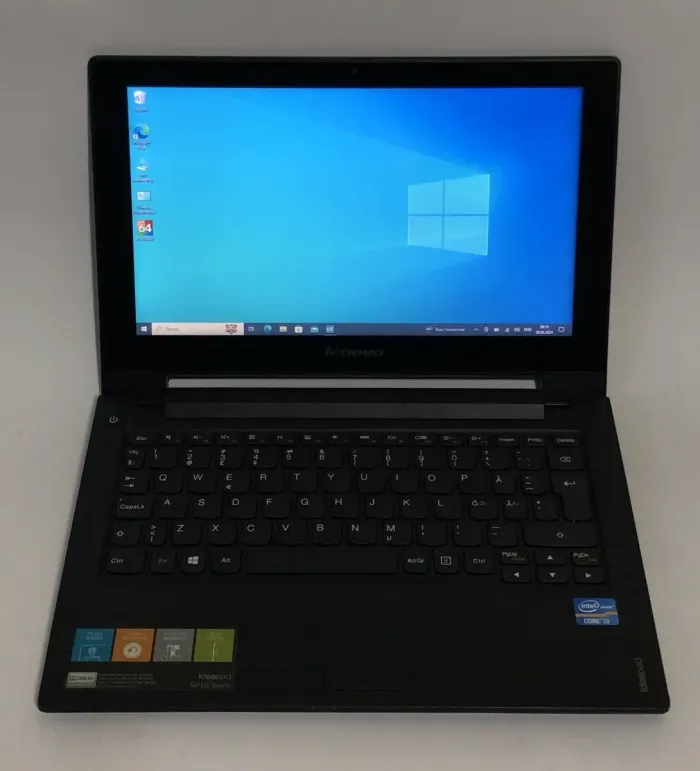 Нетбук Lenovo IdeaPad S210 / 11.6" (1366x768) TN Touch / Intel Core i3-2375M (2 (4) ядра по 1.5 GHz) / 4 GB DDR3 / 500 GB HDD / Intel GMA Graphics / WebCam / Win 10 Home б/в - зображення 2
