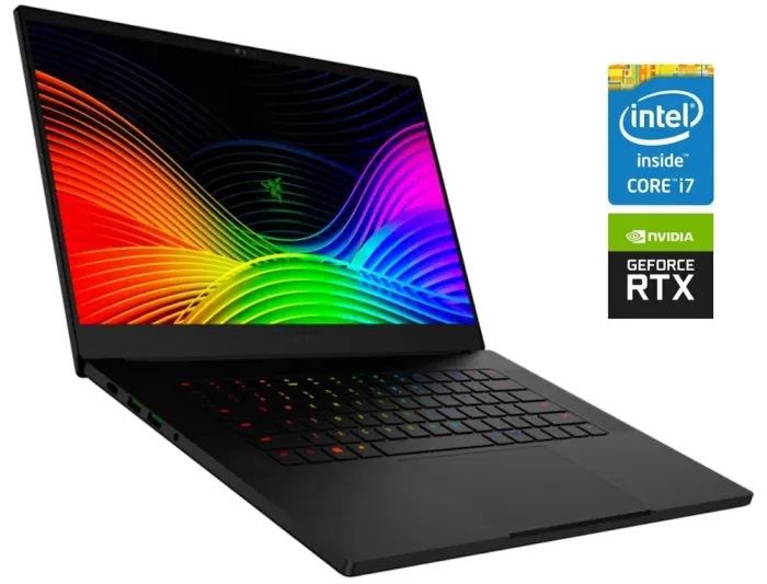 Ігровий ноутбук Б-клас Razer Blade 15 RZ09-03017E01 / 15.6" (1920x1080) IPS / Intel Core i7-9750H (6 (12) ядер по 2.6 - 4.5 GHz) / 32 GB DDR4 / 960 GB SSD / nVidia GeForce RTX 2070 Max-Q, 8 GB GDDR6, 256-bit / WebCam б/в - зображення 1