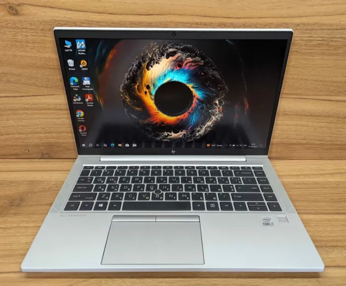 Ультрабук Б-клас HP EliteBook 840 G7 / 14" (1920x1080) IPS / Intel Core i7-10610U (4 (8) ядра по 1.8 - 4.9 GHz) / 16 GB DDR4 / 1000 GB SSD / Intel UHD Graphics / WebCam / Fingeprint / Windows 10 б/в - зображення 2