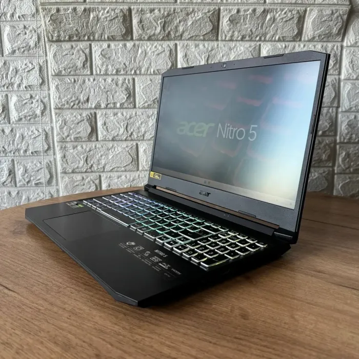 Ігровий ноутбук Acer Nitro 5 AN515-45 / 15.6" (1920x1080) IPS / AMD Ryzen 7 5800H (8 (16) ядер по 3.2 - 4.4 GHz) / 16 GB DDR4 / 512 GB SSD / nVidia GeForce RTX 3060, 6 GB GDDR6, 192-bit / WebCam б/в - зображення 5