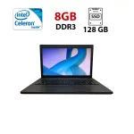 Ноутбук Б-клас Lenovo G500 / 15.6" (1366x768) TN / Intel Celeron 1005M (2 ядра по 1.9 GHz) / 8 GB DDR3 / 128 GB SSD / Intel HD Graphics / WebCam б/в