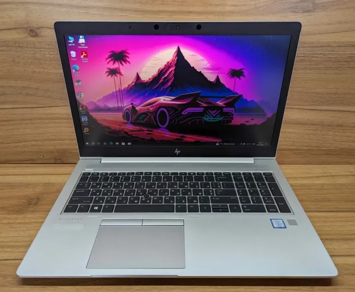 Ультрабук HP EliteBook 850 G6 / 15.6" (1920x1080) IPS / Intel Core i5-8365U (4 (8) ядра по 1.6 - 4.1 GHz) / 16 GB DDR4 / 480 GB SSD / Intel UHD Graphics / WebCam / TouchID / Windows 10 б/в - зображення 2