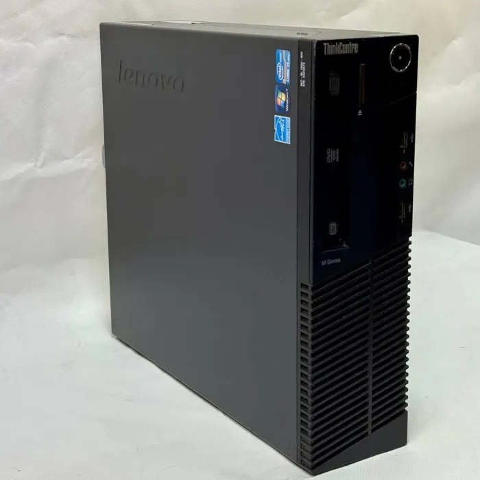 Комплект ПК: Lenovo ThinkCentre M91p SFF / Intel Core i3-2120 (2 (4) ядра по 3.3 GHz) / 8 GB DDR3 / 120 GB SSD / Intel HD Graphics 2000 / DVD-ROM + Монітор Б-клас Lenovo ThinkVision LT2452pwC / 24" (1920x1200) TN + Клавіатура, мишка,б/в - зображення 3