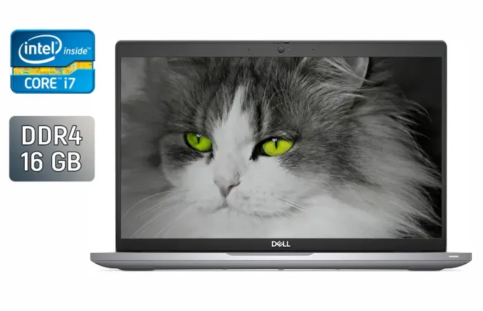 Ультрабук Dell Latitude 5420 / 14" (1920x1080) IPS / Intel Core i7-1185G7 (4 (8) ядра по 3.0 - 4.8 GHz) / 16 GB DDR4 / 256 GB SSD / Intel Iris Xe Graphics / WebCam / Windows 11 б/в - зображення 1