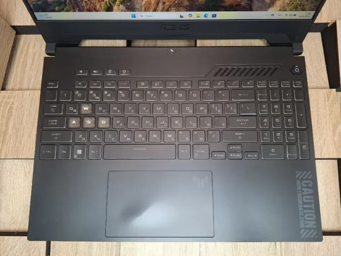 Ігровий ноутбук Asus TUF Gaming A15 FA507XU / 15.6" (1920x1080) IPS / AMD Ryzen 9 7940HS (8 (16) ядер по 4.0 - 5.2 GHz) / 16 GB DDR5 / 512 GB SSD M.2 / nVidia GeForce RTX 4050, 6 GB GDDR6, 96-bit / WebCam б/в - зображення 4