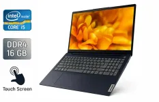 Ультрабук Lenovo IdeaPad 3 15ITL6 / 15.6" (1920x1080) IPS Touch / Intel Core i5-1155G7 (4 (8) ядра по 2.5 - 4.5 GHz) / 16 GB DDR4 / 512 GB SSD / Intel Iris Xe Graphics / WebCam / Windows 10 б/в