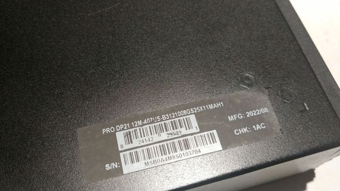 Неттоп MSI PRO DP21 12M-407U USFF / Intel Core i3-12100 (4 (8) ядра по 3.3 - 4.3 GHz) / 16 GB DDR4 / 256 GB SSD / Intel UHD Graphics 730 / COM-port б/в - зображення 6