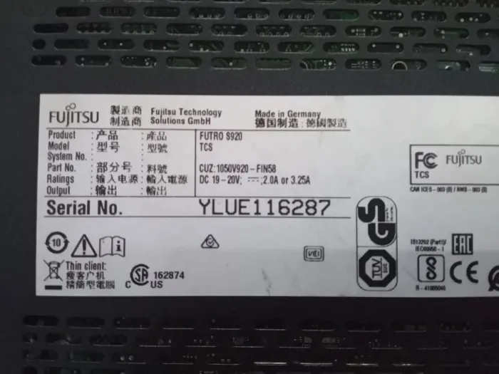 Неттоп Fujitsu Futro S920 USFF / AMD GX-415GA (4 ядра по 1.5 GHz) / 4 GB DDR3 / 32 GB SSD / AMD Radeon HD 8330E Graphics / Win 10 б/в - зображення 5