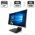 Монітор HP LA2405wg/24" (1920x1200) TN/VGA, DVI, DP, USB-Hub + Кабель живлення б/в