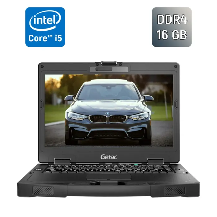 Захищений ноутбук Getac S410 / 14" (1366x768) TN / Intel Core i5-6200U (2 (4) ядра по 2.3 - 2.8 GHz) / 16 GB DDR4 / 480 GB SSD / Intel HD Graphics 520 / HDMI / Windows 10 б/в - изображение 1