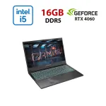 Ігровий ноутбук Gigabyte G5 KF5 RC555 / 15,6" (1920x1080) IPS / Intel Core i5-13500H (12 (16) ядер по 3,5 - 4,7 ГГц) / 16 ГБ DDR5 / 960 ГБ SSD / nVidia GeForce RTX 4060, 8 ГБ GDDR6, 128-біт / WebCam б/в