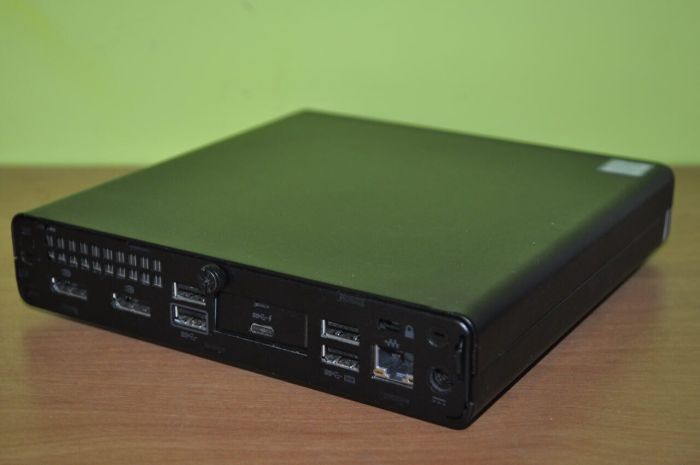 Неттоп Б-клас HP ProDesk 600 G5 Mini USFF / Intel Core i3-9100T (4 ядра по 3.1 - 3.7 GHz) / 16 GB DDR4 / 256 GB SSD M.2 / Intel UHD Graphics 630 / Windows 11 Pro б/в - зображення 4