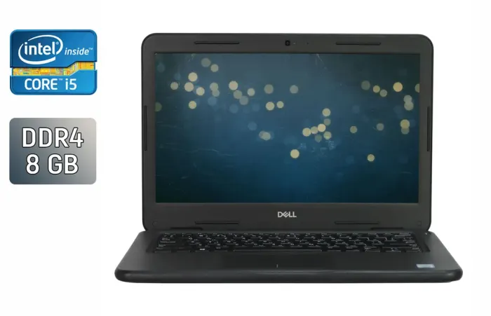 Ноутбук Dell Latitude 3300 / 13.3" (1366x768) TN / Intel Core i5-8250U (4 (8) ядра по 1.6 - 3.4 GHz) / 8 GB DDR4 / 240 GB SSD / Intel HD Graphics 620 / WebCam / Win 10 Home б/в - зображення 1