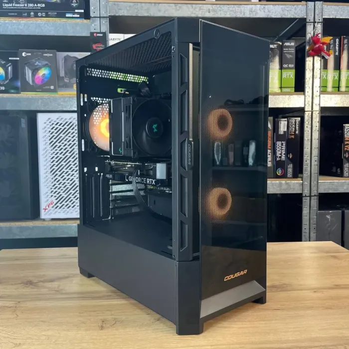 Збірка під замовлення: ігровий Cougar Duoface RGB Tower / Intel Core i5-13400 (10 (16) ядер по 2.5 - 4.6 GHz) / 16 GB DDR5 / 1000 GB SSD M.2 / nVidia GeForce RTX 4060, 8 GB GDDR6, 128-bit / HDMI / 650W - зображення 2