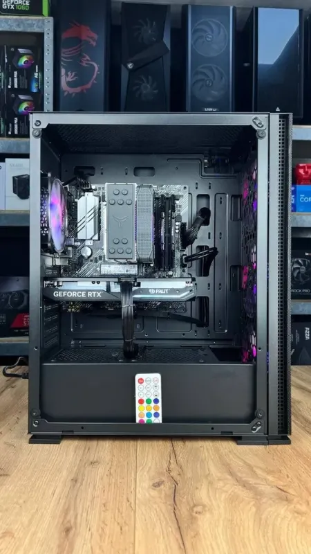 Збірка під замовлення: 2E Gaming Virtus Neo G3301N Black Tower / AMD Ryzen 5 5600 (6 (12) ядер по 3.5 - 4.4 GHz) / 32 GB DDR4 / 1000 GB SSD M.2 / nVidia GeForce RTX 4060, 8 GB GDDR6, 128-bit / 650W - зображення 5