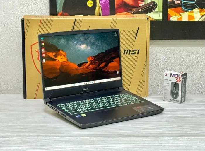 Ігровий ноутбук MSI Pulse GL66 / 15.6" (1920x1080) IPS / Intel Core i7-11800H (8 (16) ядер по 1.9 - 4.6 GHz) / 16 GB DDR4 / 512 GB SSD M.2 / nVidia GeForce RTX 3070, 8 GB GDDR6, 256-bit / WebCam / Win 11 Home б/в - зображення 3